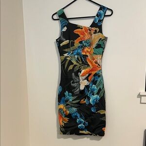 Karen Millen Floral Print Sleeveless Dress